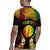 Personalised New Caledonia Independence Day Rugby Jersey Polynesian Tattoo and Plumeria Reggae Color