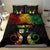 Personalised Malampa Fiji Day Bedding Set Polynesian Tattoo and Plumeria Reggae Color