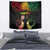 Personalised Malampa Fiji Day Tapestry Polynesian Tattoo and Plumeria Reggae Color