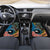 Fiji and Australia Kangaroos Car Mats Indigenous Aboriginal and Fijian Masi Tribal Tattoo