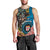 Fiji and Australia Kangaroos Men Tank Top Indigenous Aboriginal and Fijian Masi Tribal Tattoo