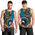 Fiji and Australia Kangaroos Men Tank Top Indigenous Aboriginal and Fijian Masi Tribal Tattoo