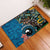 Fiji and Australia Kangaroos Rubber Doormat Indigenous Aboriginal and Fijian Masi Tribal Tattoo