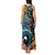 Fiji and Australia Kangaroos Tank Maxi Dress Indigenous Aboriginal and Fijian Masi Tribal Tattoo