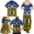 Vanuatu Tafea Province Family Matching Summer Maxi Dress and Hawaiian Shirt Pig Tusk Mix Maori Pattern and Namele Leaf LT03 - Polynesian Pride