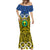 Vanuatu Tafea Province Mermaid Dress Pig Tusk Mix Maori Pattern and Namele Leaf LT03 - Polynesian Pride