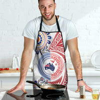Tongan and Australian Culture Together Apron Ngatu Art Tribal Aboriginal Tattoo Pattern - Polynesian Pride