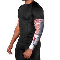 Tongan and Australian Culture Together Arm Sleeves Ngatu Art Tribal Aboriginal Tattoo Pattern - Polynesian Pride