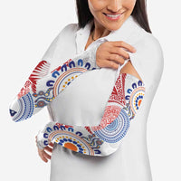 Tongan and Australian Culture Together Arm Sleeves Ngatu Art Tribal Aboriginal Tattoo Pattern - Polynesian Pride