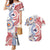 Tongan and Australian Culture Together Couples Matching Mermaid Dress and Hawaiian Shirt Ngatu Art Tribal Aboriginal Tattoo Pattern - Polynesian Pride