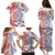 Tongan and Australian Culture Together Family Matching Puletasi and Hawaiian Shirt Ngatu Art Tribal Aboriginal Tattoo Pattern - Polynesian Pride
