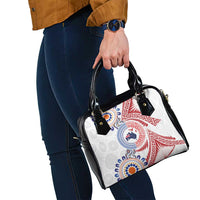Tongan and Australian Culture Together Shoulder Handbag Ngatu Art Tribal Aboriginal Tattoo Pattern - Polynesian Pride