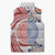 Tongan and Australian Culture Together Sleeveless Puffer Jacket Ngatu Art Tribal Aboriginal Tattoo Pattern - Polynesian Pride
