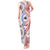 Tongan and Australian Culture Together Tank Maxi Dress Ngatu Art Tribal Aboriginal Tattoo Pattern - Polynesian Pride