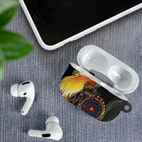Papua New Guinea and Australia Together AirPods Case Bird of Paradise and Kangaroo Melanesian Aboriginal Motifs - Polynesian Pride
