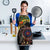 Papua New Guinea and Australia Together Apron Bird of Paradise and Kangaroo Melanesian Aboriginal Motifs - Polynesian Pride