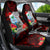 Guam Christmas Car Seat Cover Santa Gift Latte Stone and Sea Turle Mix Hibiscus Chamorro Red Style LT03