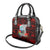 Guam Christmas Shoulder Handbag Santa Gift Latte Stone and Sea Turle Mix Hibiscus Chamorro Red Style LT03