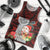 Custom Guam Christmas Men Tank Top Santa Gift Latte Stone and Sea Turle Mix Hibiscus Chamorro Red Style LT03