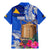 Tokelau Waitangi Family Matching Mermaid Dress and Hawaiian Shirt Tropical Flower Tapa Pattern LT03 - Polynesian Pride