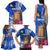 Tokelau Waitangi Family Matching Tank Maxi Dress and Hawaiian Shirt Tropical Flower Tapa Pattern LT03 - Polynesian Pride