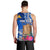 Tokelau Waitangi Men Tank Top Tropical Flower Tapa Pattern LT03 - Polynesian Pride