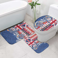 Hawaiian Manta Ray and Turtle Tribal Tattoo Bathroom Set With Hawaii Flag and Flowers LT03 - Polynesian Pride