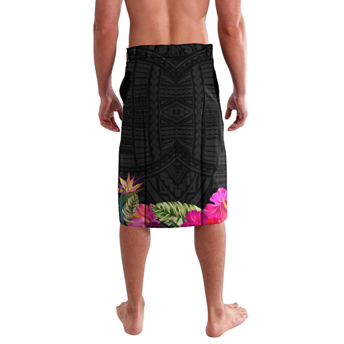 Personalized American Samoa Flag Day Lavalava Tanoa and Fue mix Hibiscus Flower Polynesian Pattern LT03 - Polynesian Pride
