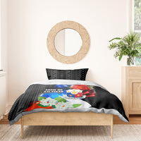 Philippines Independence Day Bedding Set Philippines Eagle and Sampaguita Jasmine Yakan Tribal