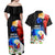 Philippines Independence Day Couples Matching Off Shoulder Maxi Dress and Hawaiian Shirt Philippines Eagle and Sampaguita Jasmine Yakan Tribal