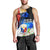 Philippines Independence Day Men Tank Top Philippines Eagle and Sampaguita Jasmine Yakan Tribal