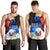 Philippines Independence Day Men Tank Top Philippines Eagle and Sampaguita Jasmine Yakan Tribal