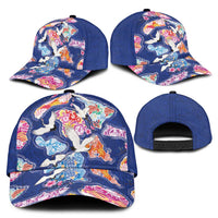 Hawaiian and Japanese Culture Together Classic Cap Hawaiian Archipelago Shape Sea Animals