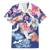 Hawaiian and Japanese Culture Together Hawaiian Shirt Hawaiian Archipelago Shape Sea Animals