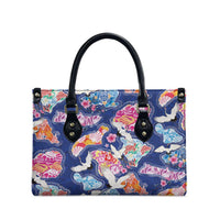 Hawaiian and Japanese Culture Together Leather Bag Hawaiian Archipelago Shape Sea Animals LT03 - Polynesian Pride
