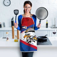 American Samoa Flag Day Apron Polynesian Art Geometric with Flag Brush Style LT03 - Polynesian Pride