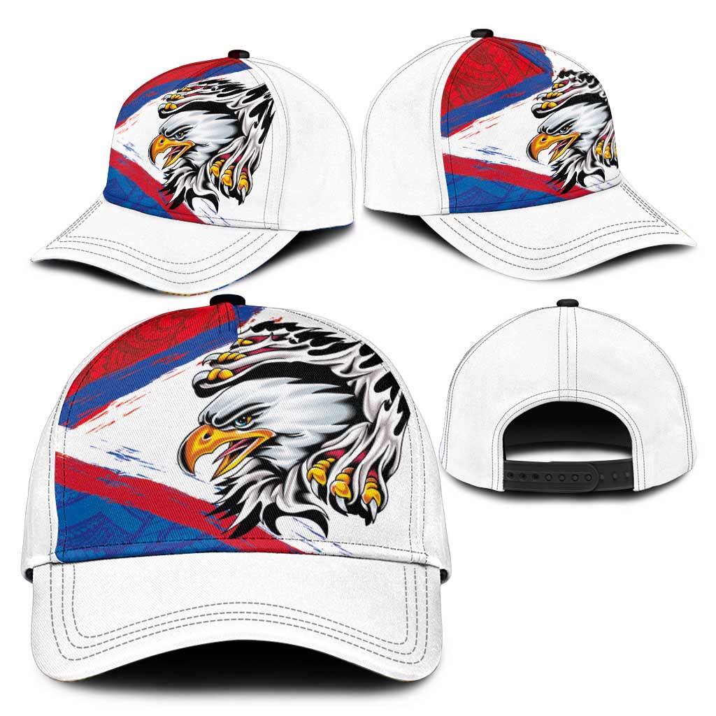 American Samoa Flag Day Classic Cap Polynesian Art Geometric with Flag Brush Style LT03 - Polynesian Pride