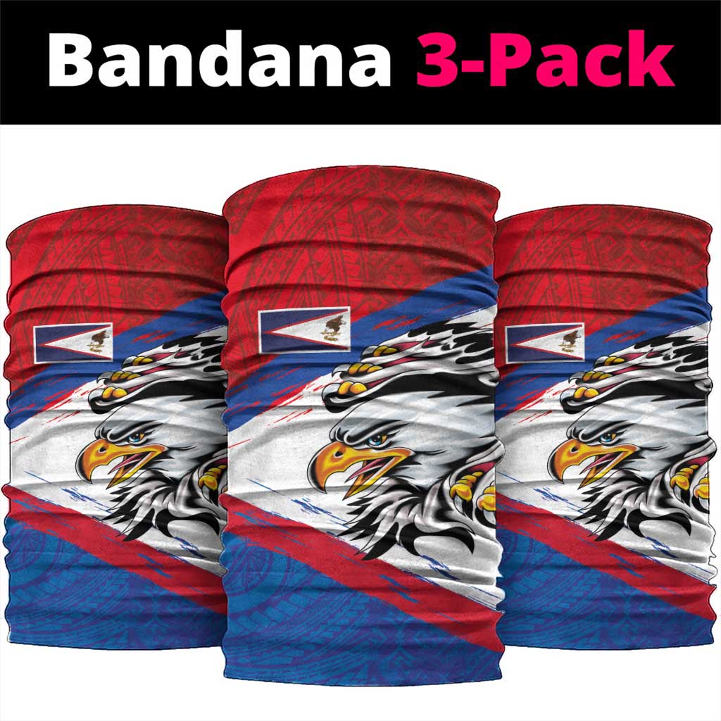 American Samoa Flag Day Neck Gaiter Polynesian Art Geometric with Flag Brush Style LT03 package One Size: 25*50cm Multicolor - Polynesian Pride