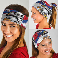 American Samoa Flag Day Neck Gaiter Polynesian Art Geometric with Flag Brush Style LT03 - Polynesian Pride