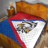 American Samoa Flag Day Quilt Polynesian Art Geometric with Flag Brush Style LT03 - Polynesian Pride