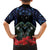 New Zealand Maori Matariki Family Matching Off Shoulder Short Dress and Hawaiian Shirt Hongi Tui Bird Pohutukawa and Polynesia Tribal