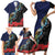 New Zealand Maori Hongi Culture Family Matching Short Sleeve Bodycon Dress and Hawaiian Shirt Tui Bird Pohutukawa and Polynesian Pattern