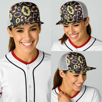 Hawaiian Kakau Tattoo Leis and Palaka Pattern Baseball Net Cap Traditional Aloha Tribal Black Color LT03 - Polynesian Pride