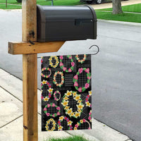 Hawaiian Kakau Tattoo Leis and Palaka Pattern Garden Flag Traditional Aloha Tribal Black Color LT03 - Polynesian Pride