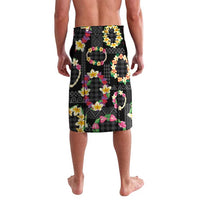 Hawaiian Kakau Tattoo Leis and Palaka Pattern Lavalava Traditional Aloha Tribal Black Color LT03 - Polynesian Pride