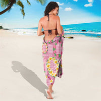 Hawaiian Leis Sarong Kakau Tattoos and Palaka Pastel Pink Color LT03 - Polynesian Pride