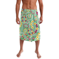 Hawaiian Leis Lavalava Kakau Tattoos and Palaka Pastel Green Color LT03 Green - Polynesian Pride