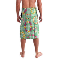 Hawaiian Leis Lavalava Kakau Tattoos and Palaka Pastel Green Color LT03 - Polynesian Pride