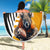 New Zealand and Australia Rugby Beach Blanket Koala and Maori Warrior Together