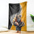 New Zealand and Australia Rugby Blanket Koala and Maori Warrior Together